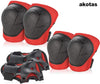 Akotas Kids/Youth Knee Pad Elbow Pads Guards Protective Gear Set for Roller Skates Cycling BMX Bike Skateboard Inline Skatings Scooter Riding Sports